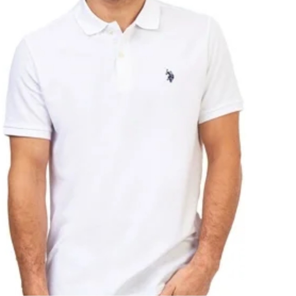 U.S. POLO ASSN. Mens Solid Interlock Polo Shirt
